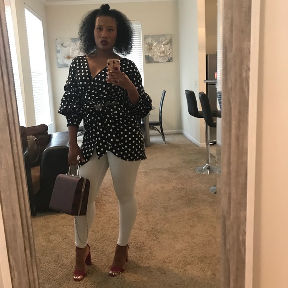 Polka dot top - Picture 3 of 4